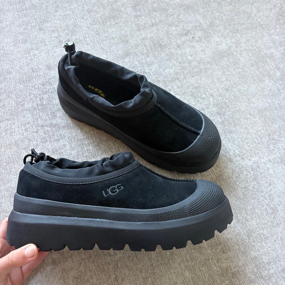 NWOT UGG Tasman Weather Hybrid slip-on shoes in black